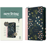 NLT Large Print Thinline Reference Zipper Bible, Filament Enabled (Leatherlike, Meadow Navy & Pink, Indexed, Red Letter)