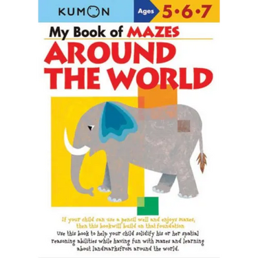 Kumon My Book of Mazes Around the World