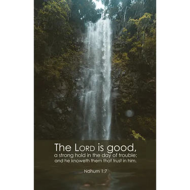 General Worship Bulletin: Lord Is Good (Package of 100): Nahum 1:7 (Kjv)