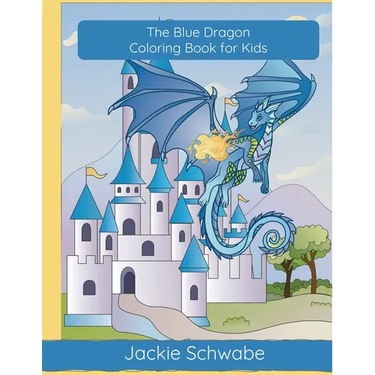 The Blue Dragon Coloring Book for Kids