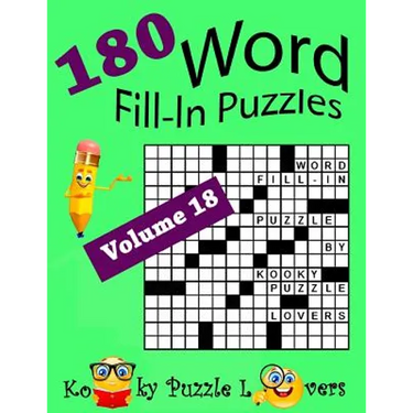 Word Fill-In Puzzles, Volume 18, 180 Puzzles