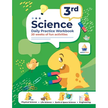 2nd Grade Science: Daily Practice Workbook 20 Weeks of Fun Activities (Physical, Life, Earth and Space Science, Engineering Video Explanations Include