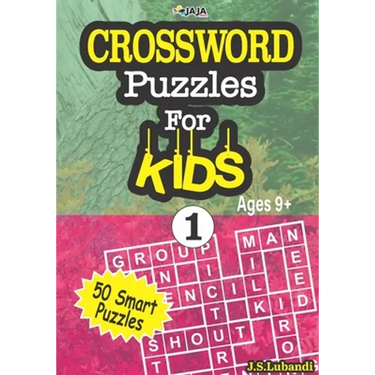 CROSSWORD Puzzles For KIDS, Ages 9+ (50 Smart Puzzles) Vol.1