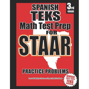 Spanish TEKS 3rd Grade Math Test Prep for STAAR