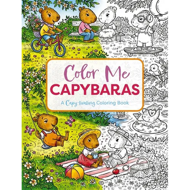 Color Me Capybaras: A Capy-Tivating Coloring Book
