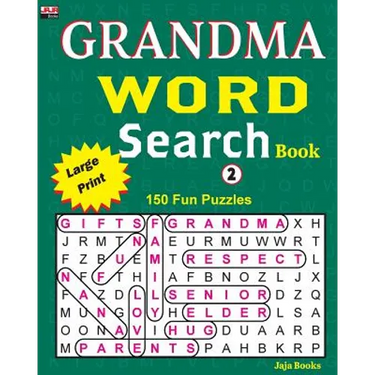 GRANDMA WORD Search Book: 150 puzzles for your brain workout.