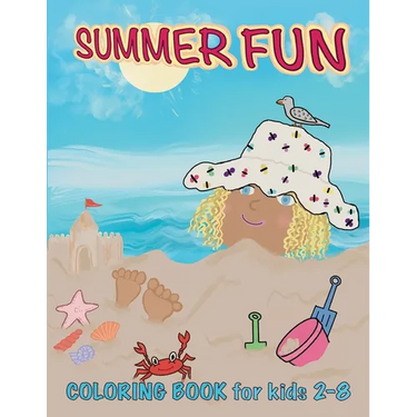 Summer Fun Coloring Book for Kids 2-8