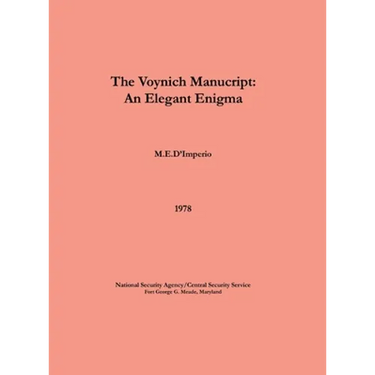 The Voynich Manuscript - An Elegant Enigma
