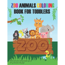 Zoo Animals Coloring Book For Toddlers