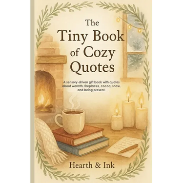The Tiny Book of Cozy Quotes. A Small Gift Book of Hygge Quotes for Slow Living - Perfect for Christmas Gift Books for Women and Book Lover Gift Ideas