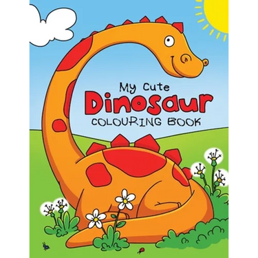 My Cute Dinosaur Colouring Book for Toddlers: Fun Children's Colouring Book for Boys & Girls with 50 Adorable Dinosaur Pages for Toddlers & Kids to Co