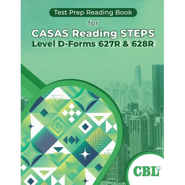 Test Prep Reading Book for CASAS Reading STEPS Level D-Forms 627R and 628R