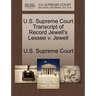 U.S. Supreme Court Transcript of Record Jewell's Lessee V. Jewell