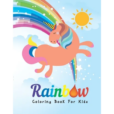 Rainbow Coloring Book For Kids: A Creativity Unique Coloring Book For Kids 4-8 Ages.