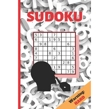 Sudoku: 6" X 9" 100 Hard Sudoku Puzzles Book with Answer Keys Included. Tons of Fun. Easy-To-Read Font Sudoku Book.