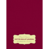 Large 8.5 x 11 Dotted Bullet Journal (Red Wine #20) Hardcover - 245 Numbered Pages