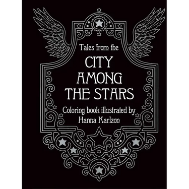 Tales from the City Among the Stars: Hardcover Adult Coloring Book Featuring Thick, High-Quality Paper