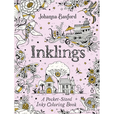 Inklings: A Pocket-Sized Inky Coloring Book