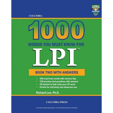 Columbia 1000 Words You Must Know for LPI: Book Two with Answers