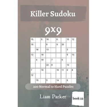Killer Sudoku - 200 Normal to Hard Puzzles 9x9 (book 22)