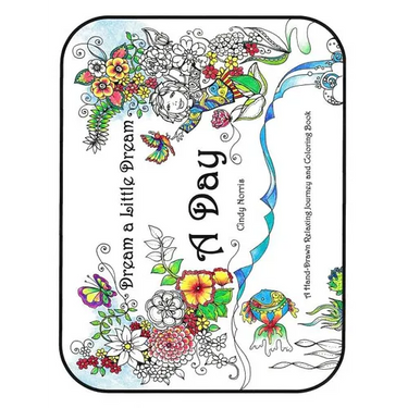 A Day: A Hand-Drawn Relaxing Journey and Coloring Book