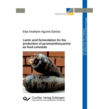 Lactic acid fermentation for the production of pyranoanthocyanins as food colorants