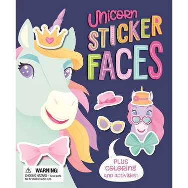 Unicorn Sticker Faces: With Fun Coloring and Activities