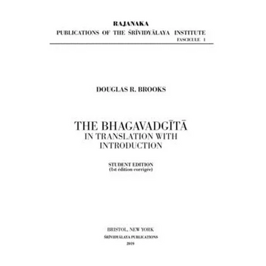 The Bhagavadgītā in Translation with Introduction: Student Edition