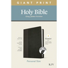KJV Personal Size Giant Print Bible, Filament Enabled Edition (Leatherlike, Black/Onyx, Indexed)