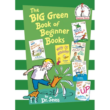 The Big Green Book of Beginner Books: I Am Not Going to Get Up Today!; Wacky Wednesday; Would You Rather Be a Bullfrog?; Maybe You Should Fly a Jet! M