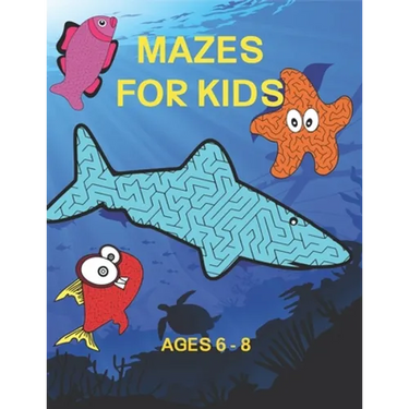 Mazes For Kids Ages 6-8: Ocean Themed Books For Kids