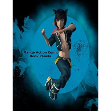 Manga Action Comic Book Panels