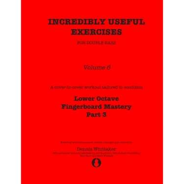 Incredibly Useful Exercises for Double Bass: Volume 6 - Lower Octave Fingerboard Mastery Part 3