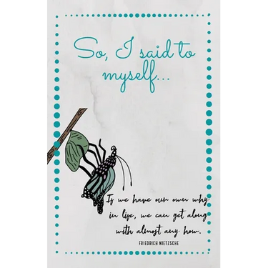 So, I said to myself...