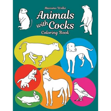 Animals with Cocks - Coloring Book