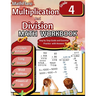 Multiplication and Division Math Workbook 4th Grade: Multiplication and Division Word Problems Grade 4, Triple Digit Multiplication, Long Division, Po