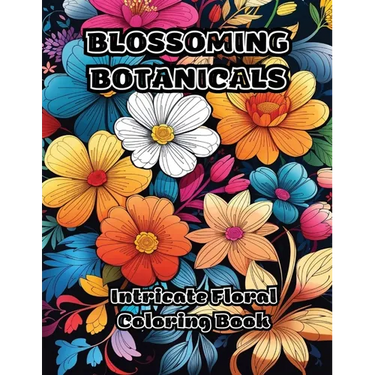 Blossoming Botanicals: Intricate Floral Coloring Book