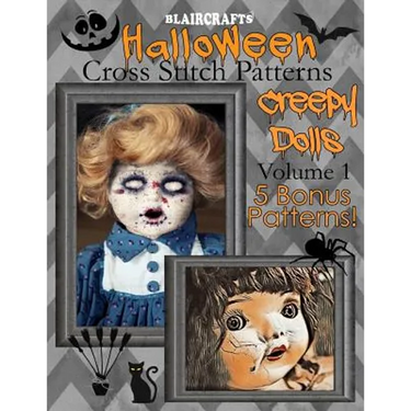 Halloween Cross Stitch Patterns: Creepy Dolls Volume 1: 5 Bonus Patterns