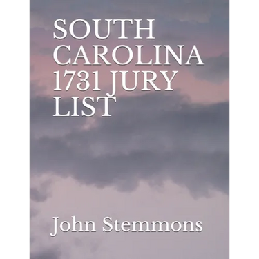 South Carolina 1731 Jury List