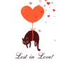 Lost in Love!: Funny valentine gift password keeper for couples lovers friends families girlfriends boyfriends and besties - perfect