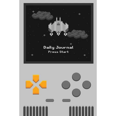 8Bit Daily Planner & Journal: Video Game Themed Journal Planner with Gratitude 120 pages 6x9 for Kids