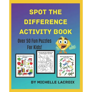 Spot the Difference Activity Book