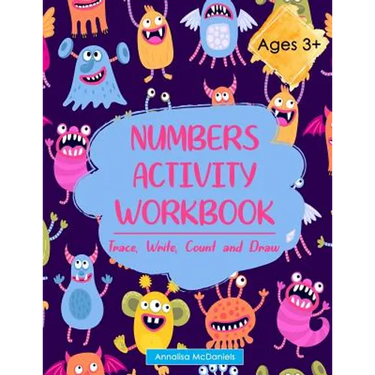 Numbers Activity Workbook: Trace, Write, Count and Draw