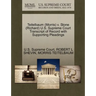 Teitelbaum (Morris) V. Stone (Richard) U.S. Supreme Court Transcript of Record with Supporting Pleadings