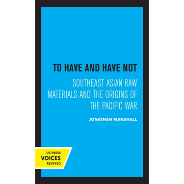 To Have and Have Not: Southeast Asian Raw Materials and the Origins of the Pacific War