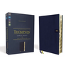 Niv, Thompson Chain-Reference Bible, Large Print, Leathersoft, Navy, Thumb Indexed, Red Letter, Comfort Print
