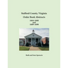 Stafford County, Virginia Order Book Abstracts 1664-1668 and 1689-1690