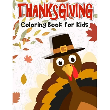 Thanksgiving Coloring Book for Kids: 50 Thanksgiving coloring pages for kids.