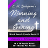 C.H. Spurgeon's Morning and Evening Word Search Puzzle Book #1 (6 x 9): January 1st to February 29th