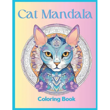 Cat Mandala: Coloring Book